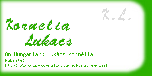 kornelia lukacs business card